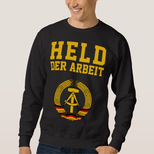 Father s Day Men s Day Hero of Work Anhalt Moped E Sweatshirt (Vorderseite)