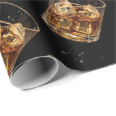 Father’s Day Whiskey Lover Wrapping Paper for Dad Geschenkpapier (Rolleneckpunkt)