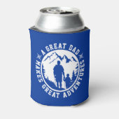 Father & Son Adventure | Vatertag | Blau Dosenkühler (Kanne Rückseite)