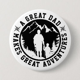 Father & Son Adventure | Vatertag | Button