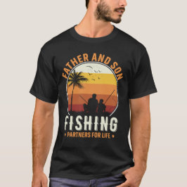 Father Son Fishing Partners Fisherman Fisher T-Shirt