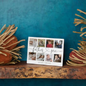 Father Son Heart Script | Foto Grid Collage Fotoplatte (Seite)