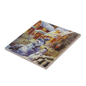 Father & Son Snowman Fliese (Seite)