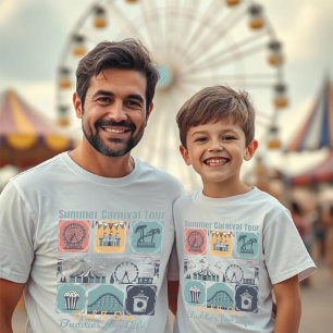 Father & Son Summer Carnival Tour Sommer-Shirt Tri-Blend Shirt
