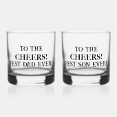 Father & Son Whiskey Glasses Whiskyglas (Vorderseite)
