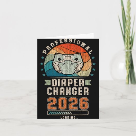 Father To Be Future Daddy, Expecting Dad 2026 Diap Karte (Vorderseite)
