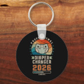 Father To Be Future Daddy, Expecting Dad 2026 Diap Schlüsselanhänger (Vorderseite)