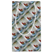 Father und sein Fishing Trip Kleine Geschenktüte (Rückseite)