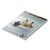 Father und sein Fishing Trip Notizblock (Rotiert)