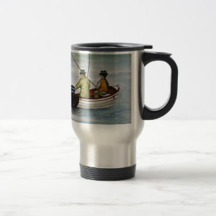 Father und sein Fishing Trip Reisebecher
