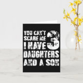 Father You Cant E Me I Have 3 Daughters And A Son Karte (Gelbe Blume)