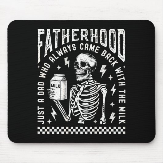 Fatherhood Just A Dad Who Came Back With The Milk Mousepad (Vorne)