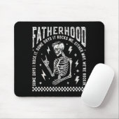 Fatherhood Some Days I Rock It Skeleton Dad Tour F Mousepad (Mit Mouse)