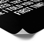 Fatherly Advice_ If At First, You Don't Succeed, F Poster (Ecke)