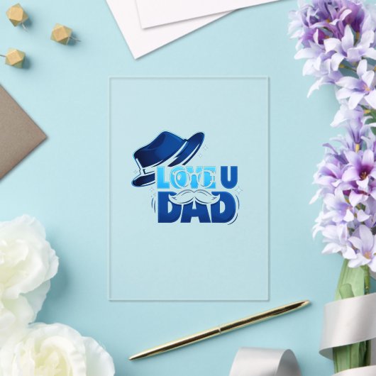 father's day acryleinladungen (In Situ (Hochzeit))