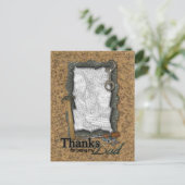 Father's Day ADD YOUR FOTO Tools Postkarte (Stehend Vorderseite)