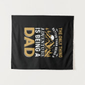Father's Day Adventure Is Being A Dad Wandteppich (Vorderseite (Horizontal))