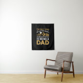 Father's Day Adventure Is Being A Dad Wandteppich (Beispiel)