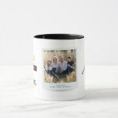Fathers Day Best Dad Ever Custom Name Photo Tasse (Zentrum)