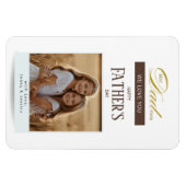 Fathers Day Best Dad Ever Photo Magnet (Horizontal)