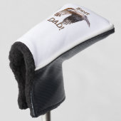 Father's Day "Best Dad" Hawk  Golf Headcover (3/4 Vorderseite)