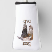 Father's Day "Best Dad" Hawk  Golf Headcover (Rotieren 90)