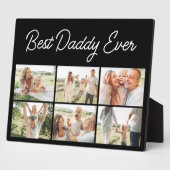 Father's Day Best Daddy Ever 6 Photo Collage Fotoplatte (Seite)
