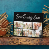 Father's Day Best Daddy Ever 6 Photo Collage Fotoplatte (Seite)