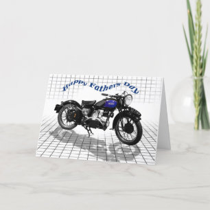 Fathers day Bike card Karte