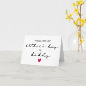 Father's Day card for First Father's Day Karte (Gelbe Blume)