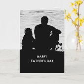 Father's Day Card from Daughter Card Karte (Gelbe Blume)