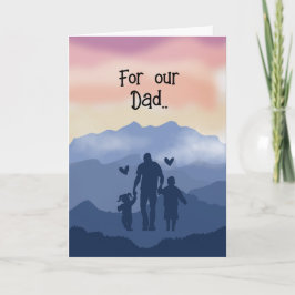 Father's Day Card from Kids Greeting Card Karte