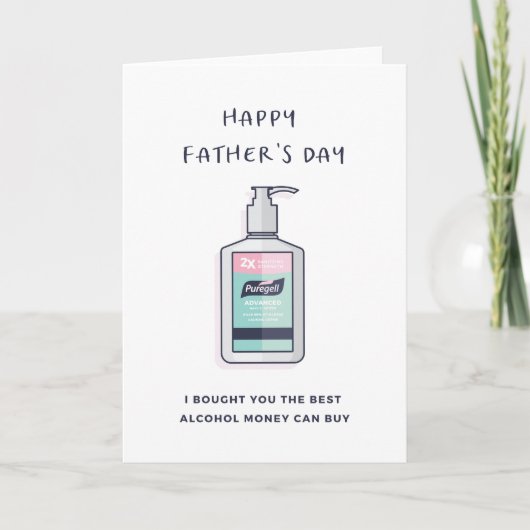 Father's Day Card - Quarantine Card Karte (Vorderseite)
