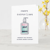Father's Day Card - Quarantine Card Karte (Gelbe Blume)