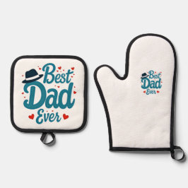 FATHER'S DAY CELEBRATION OFENHANDSCHUH & Topflappen-Set