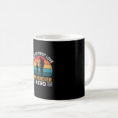 Father's Day Dad My First Love Kaffeetasse (VorderseiteRechts)