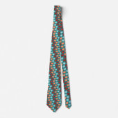 Father's Day Dad Pattern Necktie Tie Krawatte (Vorderseite)