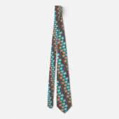 Father's Day Dad Pattern Necktie Tie Krawatte (Rückseite)