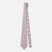 Father's Day Dad Pattern Necktie Tie Krawatte (Vorderseite)