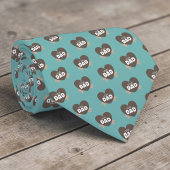 Father's Day Dad Pattern Necktie Tie Krawatte
