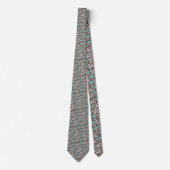 Father's Day Dad Pattern Necktie Tie Krawatte (Vorderseite)