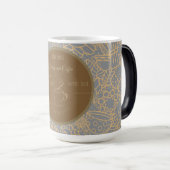 Fathers Day, Daddy and Coffee,Best Daddy Ever Colo Verwandlungstasse (VorderseiteRechts)