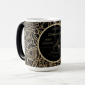 Fathers Day, Daddy and Coffee,Best Daddy Ever Colo Verwandlungstasse (Vorderseite Links)