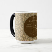 Fathers Day, Daddy and Coffee,Best Daddy Ever Colo Verwandlungstasse (Vorderseite Links)