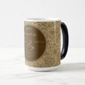 Fathers Day, Daddy and Coffee,Best Daddy Ever Colo Verwandlungstasse (VorderseiteRechts)