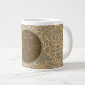 Fathers Day, Daddy and Coffee,Best Daddy Ever Gian Jumbo-Tasse (Vorderseite Rechts)