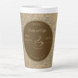 Fathers Day, Daddy and Coffee,Best Daddy Ever Latt Milchtasse