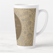 Fathers Day, Daddy and Coffee,Best Daddy Ever Latt Milchtasse (Rechts)