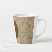 Fathers Day, Daddy and Coffee,Best Daddy Ever Latt Milchtasse (Rechts)