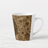 Fathers Day, Daddy and Coffee,Best Daddy Ever Milchtasse (Rechts)